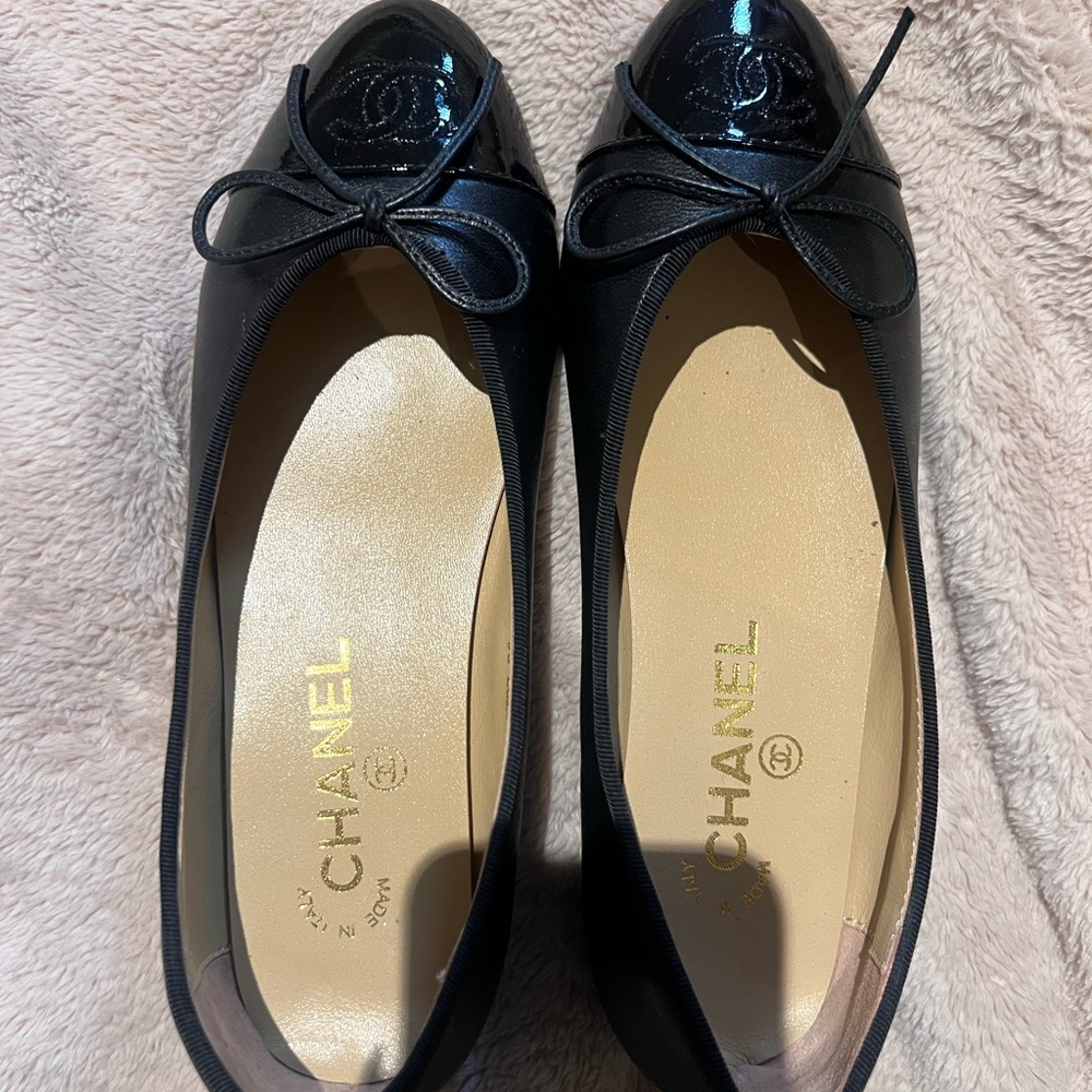 Chanel Black Ballet Flats
